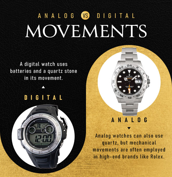 Analog vs Digital Movements