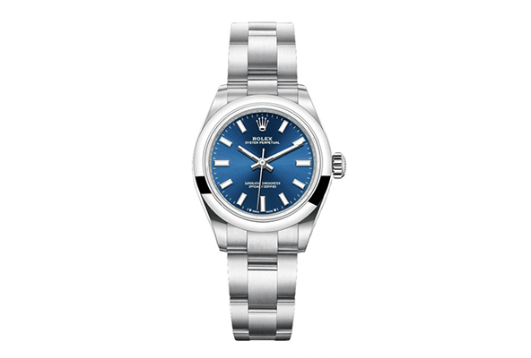 blue Rolex Oyster Perpetual