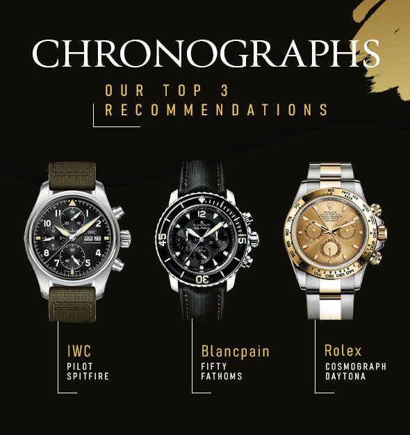 chronographs: our top 3 recommendations