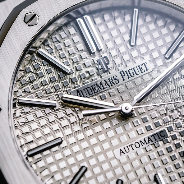 closeup of Audemars Piguet watch