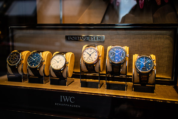 IWC window in store