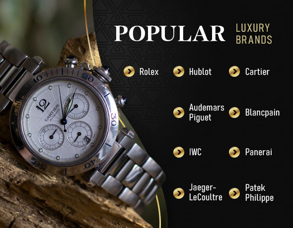 most popular luxury brand watches