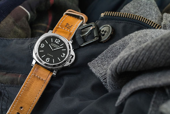 panerai watch on clothing