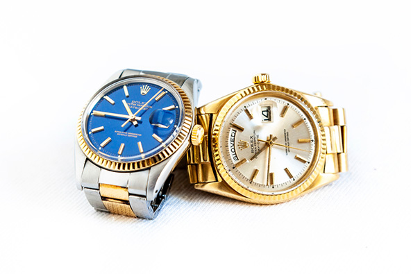 Rolex Day Date Oyster Blue watch