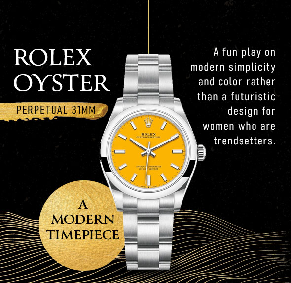 rolex oyster modern timepiece